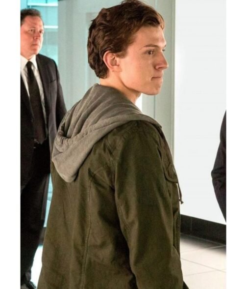 Spider-Man Homecoming Tom Holland Green Cotton Jacket - Image 3
