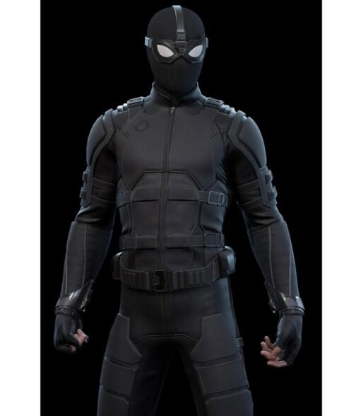 Jayson Fitch Spider-Man Padded Black Jacket