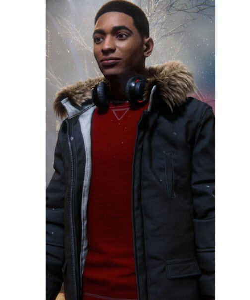 Spider-Man Miles Morales Hooded Parka - Image 5
