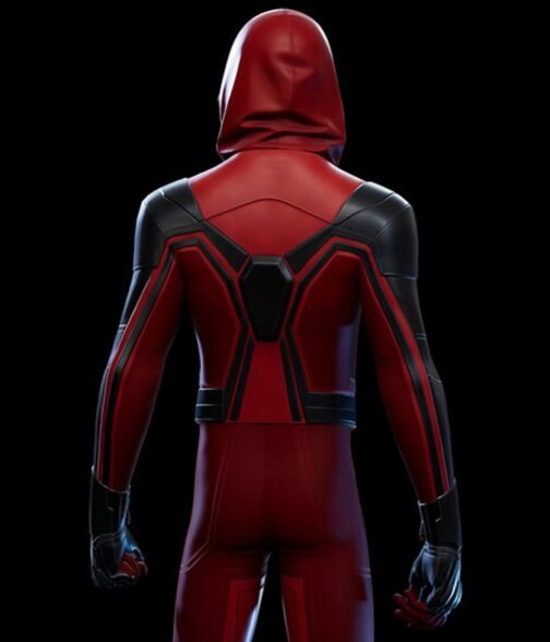 Cowl Spider-Man Miles Morales Hooded Jacket - Image 2