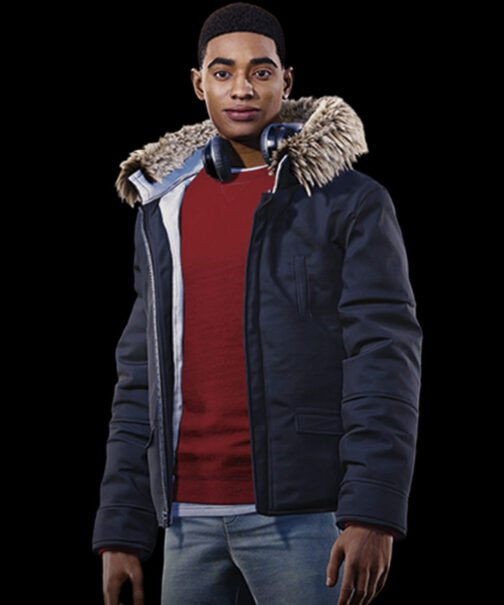 Spider-Man Miles Morales Hooded Parka - Image 2