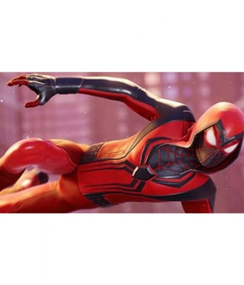 Cowl Spider-Man Miles Morales Hooded Jacket - Image 8