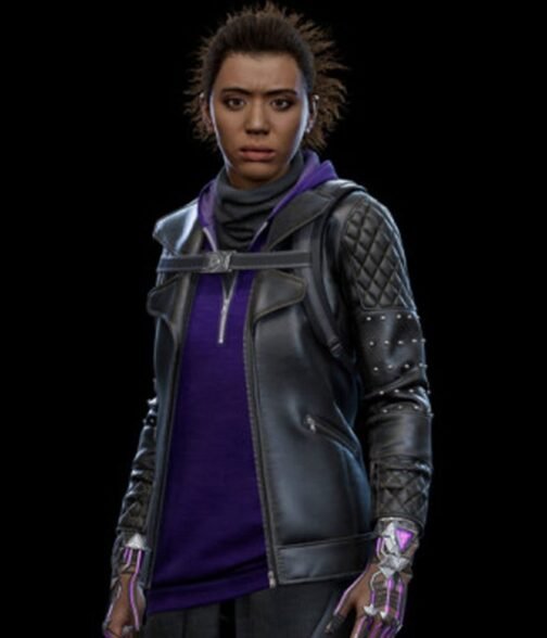 Tinkerer Spider-Man Miles Morales PS4 Leather Jacket - Image 6