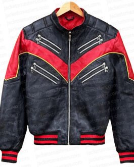 Motorcycle Miles Morales Spider-Man Black Jacket