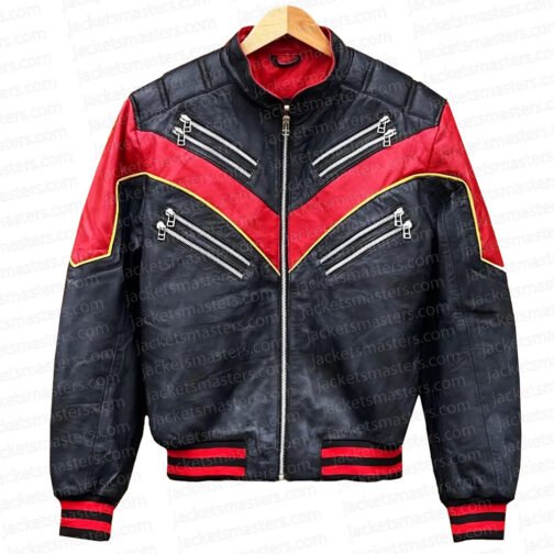 Motorcycle Miles Morales Spider-Man Black Jacket