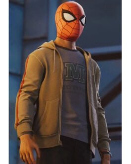 Miles Morales Spider-Man PS4 Gray Hoodie