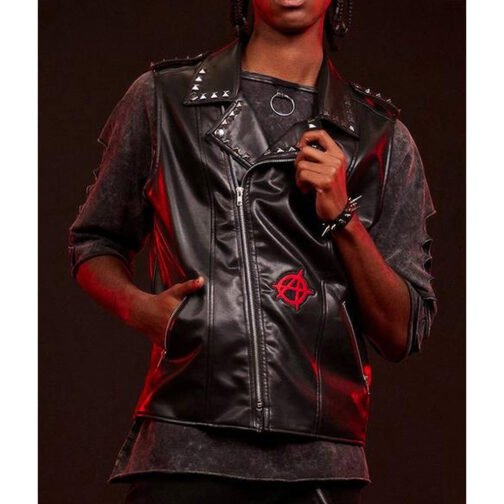 Spider-Punk Across the Spider-Verse Leather Vest