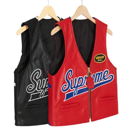 Spider Web Leather Vest - Image 5
