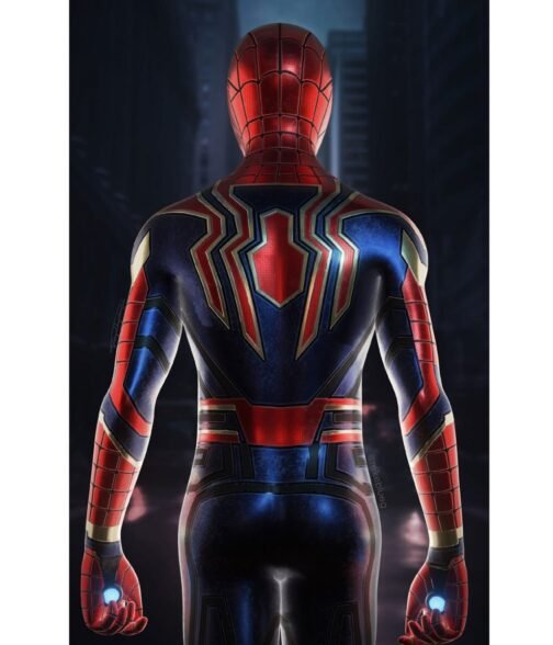 Spiderman Avengers Infinity War Leather Jacket - Image 11