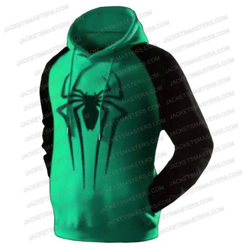 Spiderman Black and Red Hoodie - Image 4