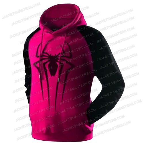 Spiderman Black and Red Hoodie - Image 6