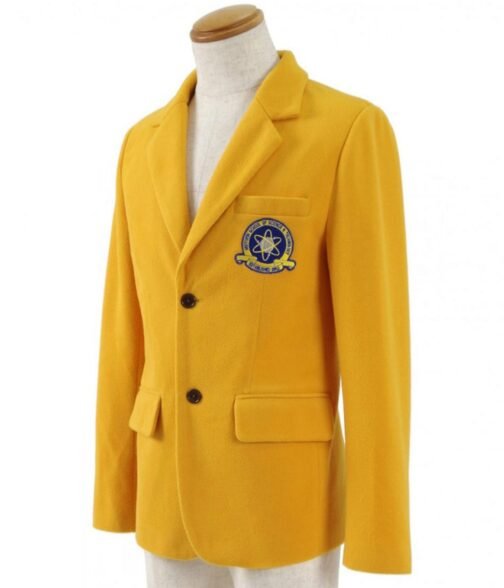 Tom Holland Spiderman Homecoming High School Yellow Blazer - Image 4