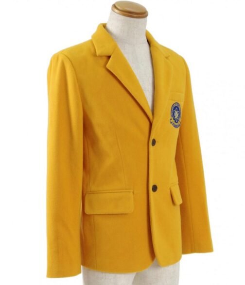 Tom Holland Spiderman Homecoming High School Yellow Blazer - Image 5