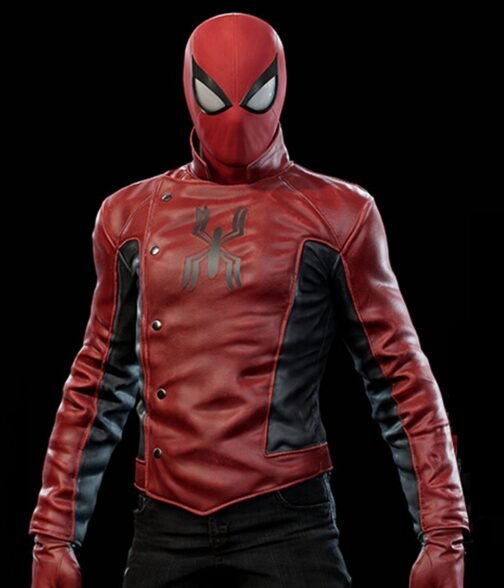 Spiderman The Last Stand Peter Parker Red and Black Jacket - Image 8