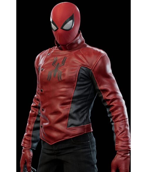 Spiderman The Last Stand Peter Parker Red and Black Jacket - Image 9