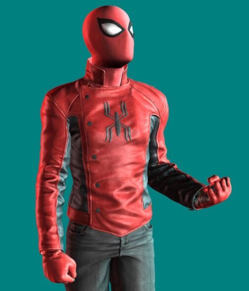 Spiderman The Last Stand Peter Parker Red and Black Jacket - Image 5