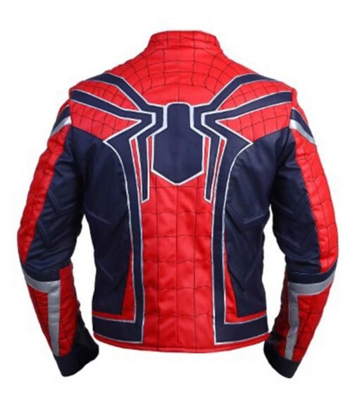 Spiderman Avengers Infinity War Leather Jacket - Image 5