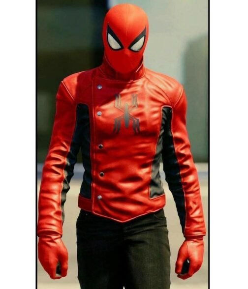 Spiderman The Last Stand Peter Parker Red and Black Jacket - Image 2