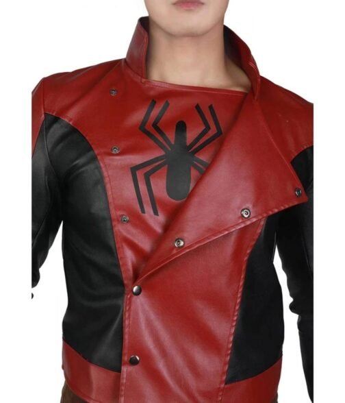 Spiderman The Last Stand Peter Parker Red and Black Jacket - Image 4