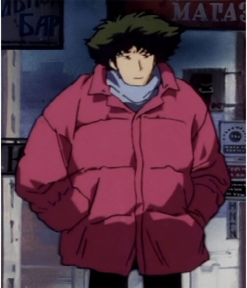 Spike Spiegel Cowboy Bebop Maroon Jacket - Image 2