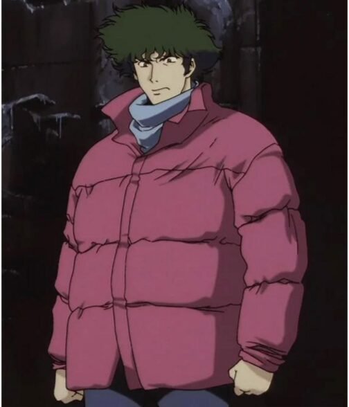 Spike Spiegel Cowboy Bebop Maroon Jacket - Image 4