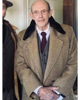 Spirit Halloween Christopher Lloyd Brown Coat