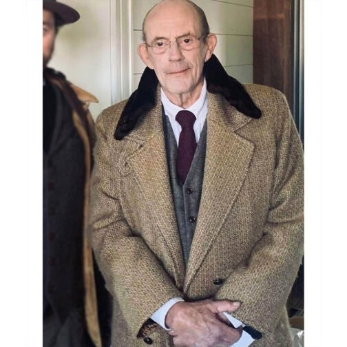 Spirit Halloween Christopher Lloyd Brown Coat - Image 2