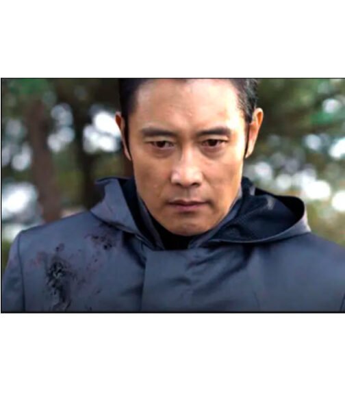 Lee Byung-Hun Squid Game Coat with Hood - Image 7