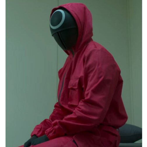 Zip Up Squid Game Pink Cotton Hoodie - Image 8