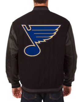 St. Louis Blues Varsity Black Jacket