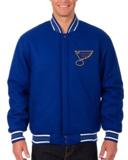 Varsity St. Louis Blues Royal Blue Wool Jacket