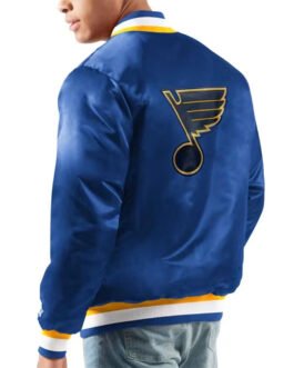St. Louis Blues Youth Heavyweight Satin Jacket
