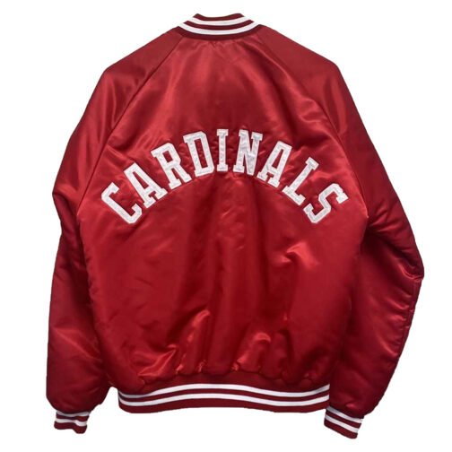 St. Louis Cardinals 1990’s Red Bomber Jacket - Image 2