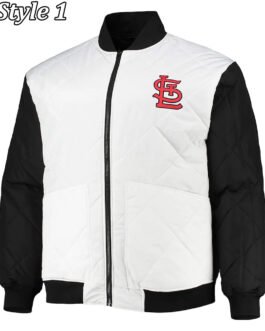 St. Louis Cardinals White/Black Jacket
