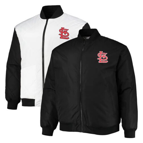 St. Louis Cardinals White/Black Jacket - Image 5