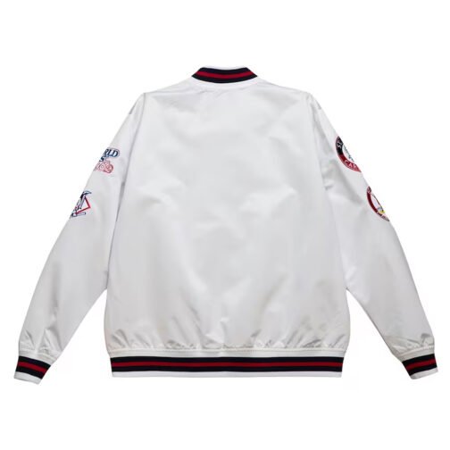 St. Louis Cardinals City Collection White Varsity Satin Jacket - Image 2