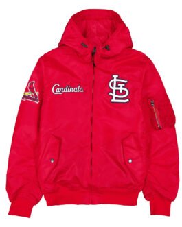 St. Louis Cardinals Historic L-2B Hooded Bomber Jacket