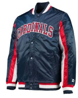 Starter St. Louis Cardinals The Ace Satin Blue Jacket