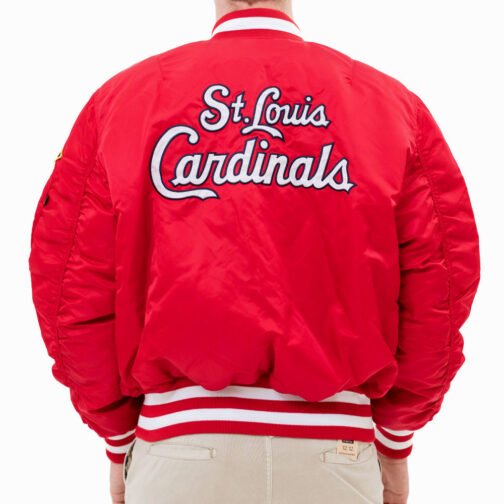 St. Louis Cardinals Bomber MA-1 Jacket - Image 4