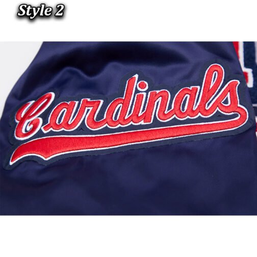 St. Louis Cardinals Mashup Classic Rib Satin Jacket - Image 14