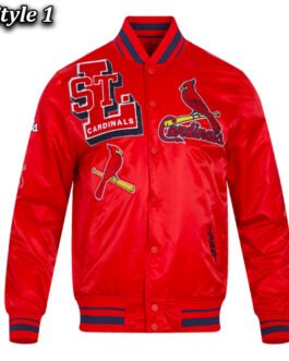 St. Louis Cardinals Mashup Classic Rib Satin Jacket