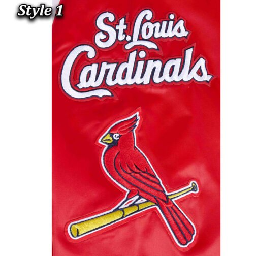 St. Louis Cardinals Mashup Classic Rib Satin Jacket - Image 15