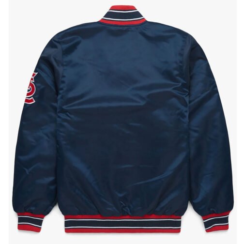 St. Louis Cardinals Navy Bomber Jacket - Image 2