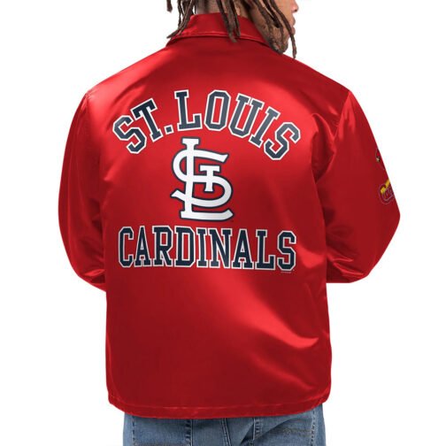 St. Louis Cardinals Option Route Coaches Jacket - Image 2