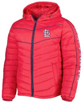 Splitter Soft Down Touch St. Louis Cardinals Puffer Red Jacket