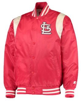 St. Louis Cardinals Red/Cream Satin Jacket