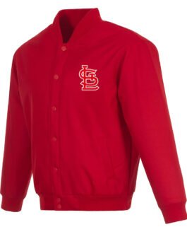 Poly-Twill St. Louis Cardinals Red Jacket