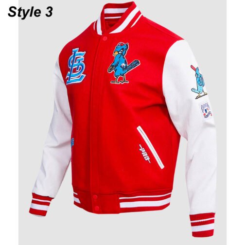 St. Louis Cardinals Retro Classic Varsity Jacket - Image 9