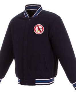 St. Louis Cardinals Navy Wool Varsity Jacket