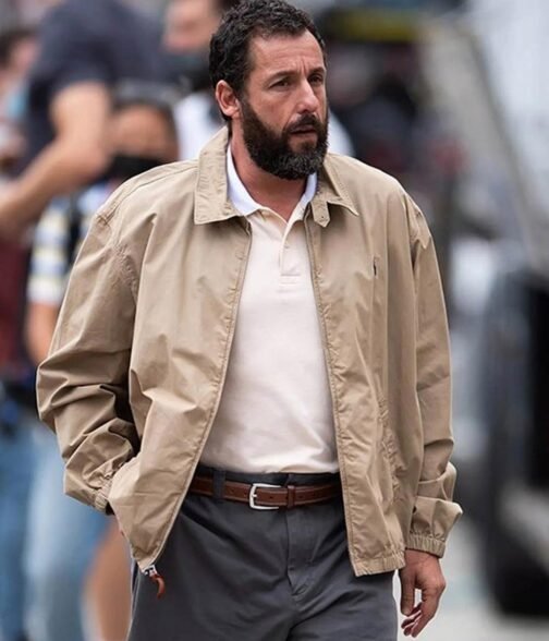 Adam Sandler Hustle Beige Cotton Jacket - Image 11